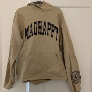 Madhappy Local Optimist Sweatshirt, Cream & Black, Large, NWOT